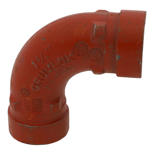 Main product image of 1-1/4" Grooved 90° Elbow (7050 Series)
