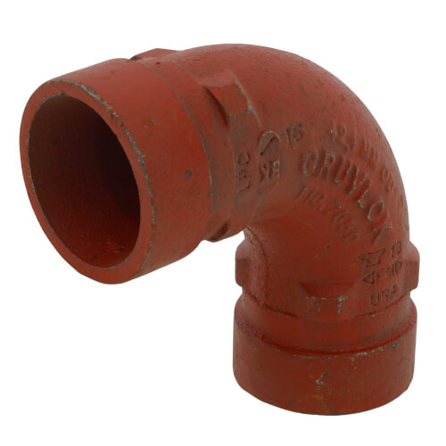 Main product image of 1-1/4" Grooved 90° Elbow (7050 Series)