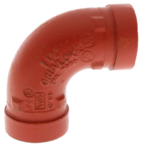 Main product image of 1-1/2" Grooved 90° Elbow (7050 Series)