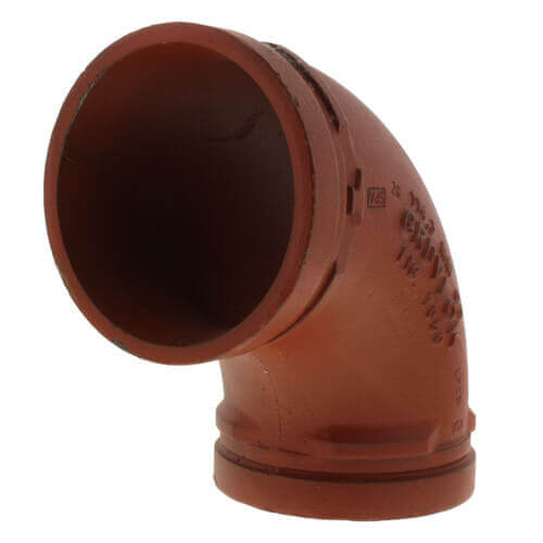 Main product image of 8" Grooved 90° Elbow (7050 Series)