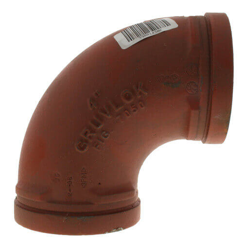 Main product image of 10" Grooved 90° Elbow (7050 Series)