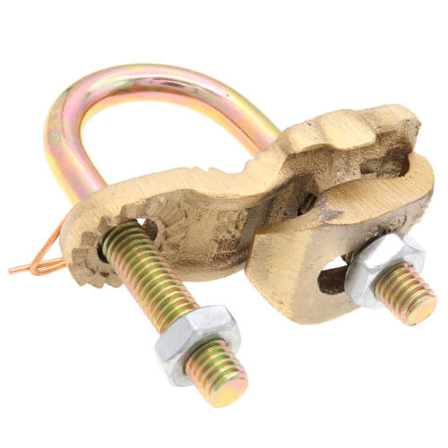 3902 Blackburn 3902 1/2"1" IPS Water Pipe Ground Clamp, 4 Sol4/0 Str