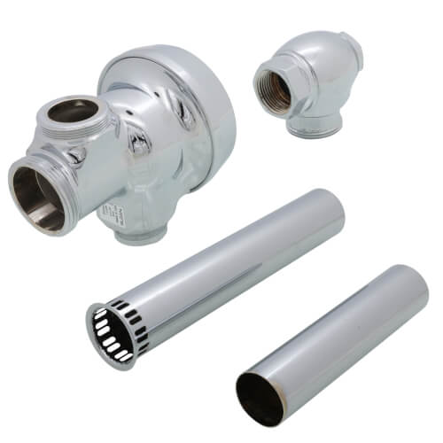 Main product image of Royal 112-1.6 Exposed Manual Water Closet Flushometer w/ Adjustable Ground Joint Tailpiece (1.6 GPF/6.0 LPF)