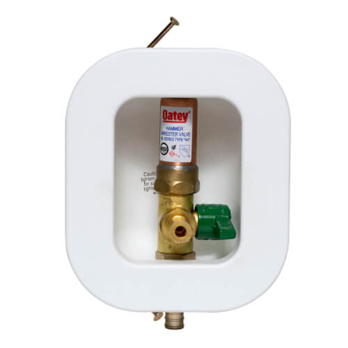 39127 Oatey 39127 I2K PEX Crimp Ice Maker Outlet Box w/ Water