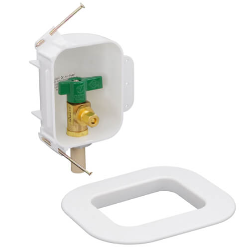 Main product image of I2K CPVC Ice Maker Outlet Box w/ 1/4 Turn, Low Lead (Contractor Pack)
