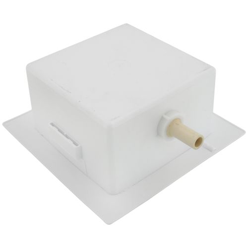 Main product image of Square CPVC Ice Maker Outlet Box w/ Water Hammer Arrestor, 1/4 Turn, Low Lead (Standard Pack)