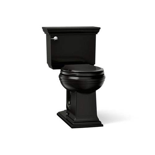 Main product image of Memoirs Stately Two-Piece Round-Front Toilet, 1.28 Gpf (Black), K-3933-7