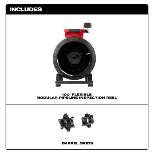 Main product image of 100' Flexible Modular Pipeline Inspection Reel