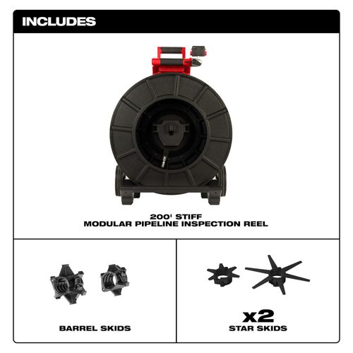 Main product image of 200' Stiff Modular Pipeline Inspection Reel