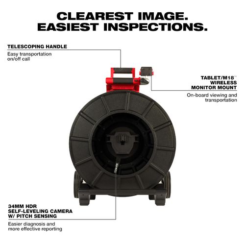 Main product image of 200' Stiff Modular Pipeline Inspection Reel