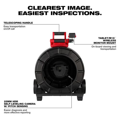 Main product image of 200' Mid-Stiff Modular Pipeline Inspection Reel