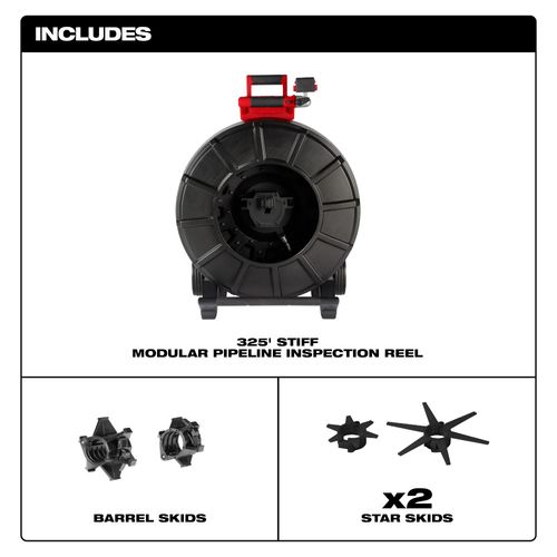 Main product image of 325' Stiff Modular Pipeline Inspection Reel