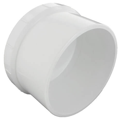 Main product image of 12" PVC DWV Fitting Cleanout Adapter w/ Plug