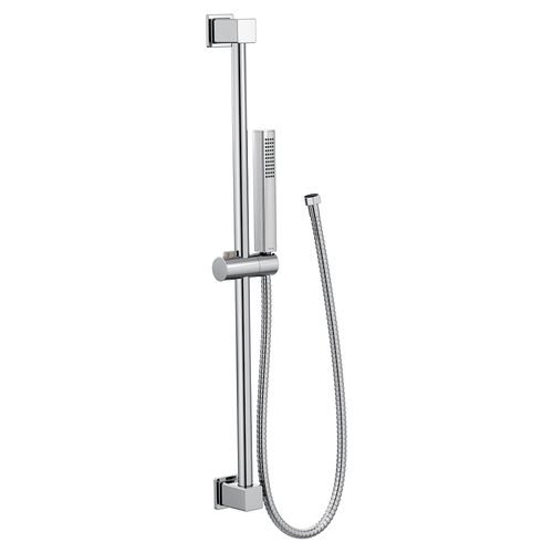 Main product image of Chrome Eco-performance Soft Square Handshower w/ Slide Bar 1.75 Gpm, 3988EP