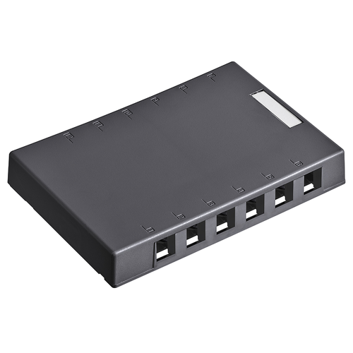 Main product image of Surface-mount Quickport, Box, 12-port (Black)