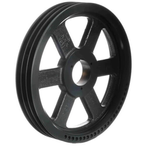 Main product image of 3 Groove Cast Iron Split Taper Sheave, A, B or 5V Belt, 13.88" OD