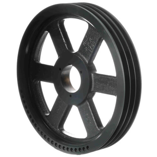 Main product image of 3 Groove Cast Iron Split Taper Sheave, A, B or 5V Belt, 13.88" OD