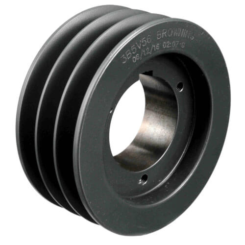 B or 5V Belt Cast Iron Browning 3B5V56 Split Taper Sheave A Uses B Bushing Regal 3 Groove B or 5V Belt Cast Iron Browning 3B5V56 Split Taper Sheave A Uses B Bushing Regal 3 Groove