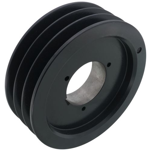 Main product image of 3 Groove Cast Iron Split Taper Sheave, A, B or 5V Belt, 7.43" OD