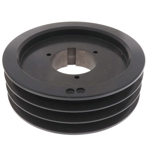 Main product image of 3 Groove Cast Iron Split Taper Sheave, A, B or 5V Belt, 7.68" OD