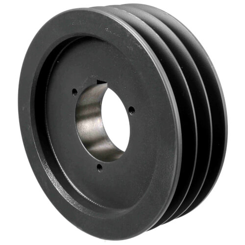 Main product image of 3 Groove Cast Iron Split Taper Sheave, A, B or 5V Belt, 7.68" OD
