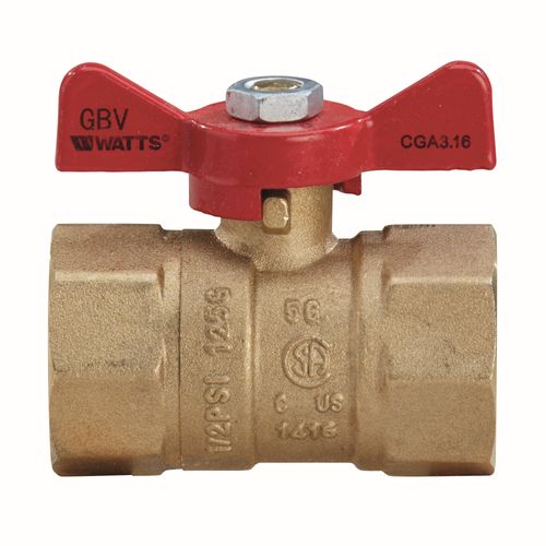 Main product image of 1" Gas Ball Valve w/ Tee Handle