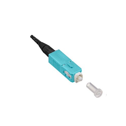 Main product image of Fastsplice, Fusion Splice On Connector, Sc, Multimode, Om3/4, Aqua, 900 um