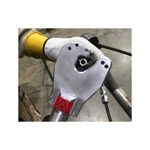 Main product image of 6 Ton Flip Top Inline Quad Crimper, Li-Ion, Standard, 120V
