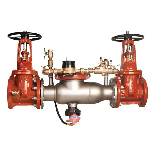 Main product image of 6" 994-OSY-FS Stainless Steel Reduced Pressure Zone Assembly, OSY Shutoff, Short Lay Length w/ Flood Sensor