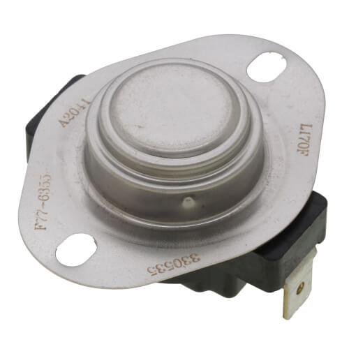 Main product image of 3/4" Snap Disc Limit Control, Cut-In Manual Reset, Cut-Out 170 Degrees F (Open On Rise)