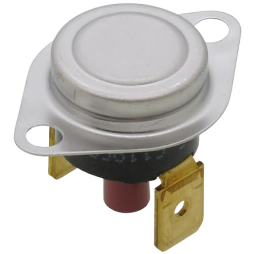 Main product image of 1/2" SPST Manual Reset Flame Rollout Switch, 1/4" QC, 130°F Cut-Out