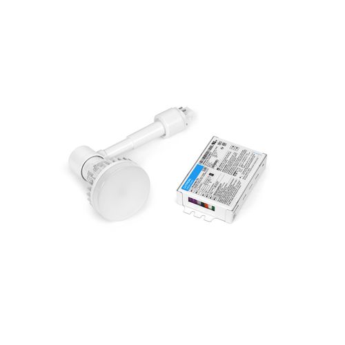 Main product image of Ballast Retrofit Kit by C-Flex: Round CFL Adapter Arm, 1-Lamp (Single Kit), 4000K, 3-Wire Driver
