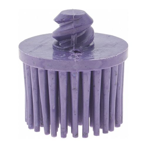 Main product image of 1" 36 Grit Ceramic Scotch-Brite Roloc Body Man's Bristle Disc Very Coarse, Type R Quick Change Connector (Pack of 6)