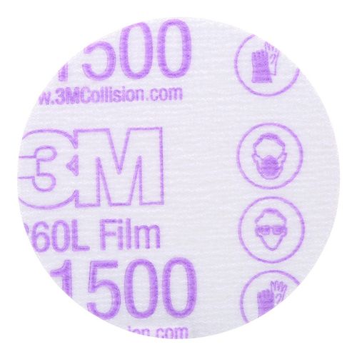 Main product image of 3", Hookit Finishing Film Abrasive Disc 260L, 00907, P1500 (Pack of 50)