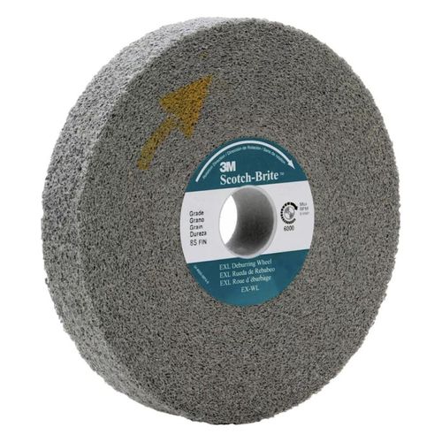 Main product image of 6" x 1" x 1", Scotch-Brite EXL Deburring Convolute Wheel, XL-WL, 8S Fine