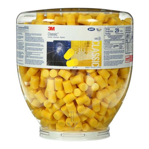 Main product image of 500Pr, Foam, Barrel Shape, 29dB, Disposable, Earplug Dispenser Refill (Pack of 500)