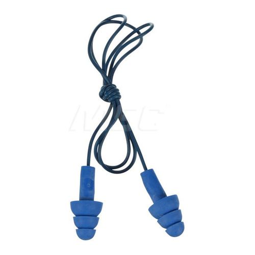 Main product image of 25dB, Foam, Flanged, Push-In Stem, Corded, Metal Detectable, UltraFit Earplugs (Pack of 100)