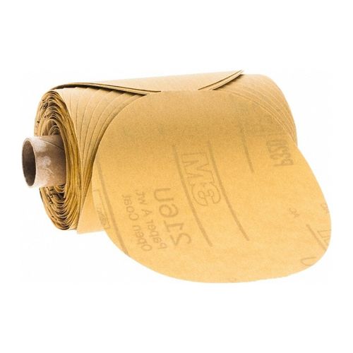 Main product image of Stikit Gold Paper Disc Roll 216U, P320 A-weight, 5" x NH, Die 500X (Pack of 175), 7000028093