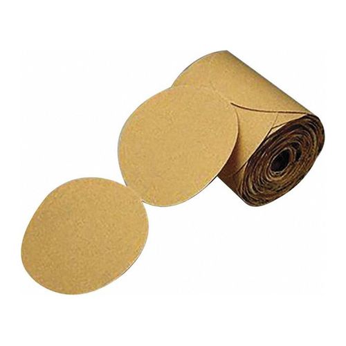Main product image of Stikit Gold Paper Disc Roll 216U, P240 A-weight, 5" x NH, Die 500X (Pack of 175)