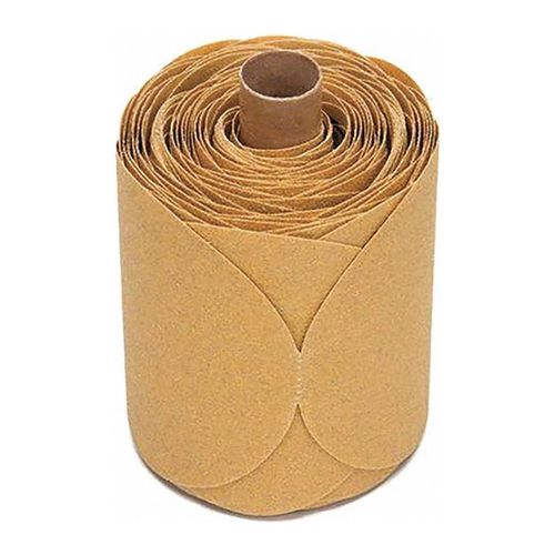 Main product image of Stikit Gold Paper Disc Roll 216U, P80 A-weight, 5" x NH, Die 500X (Pack of 125)