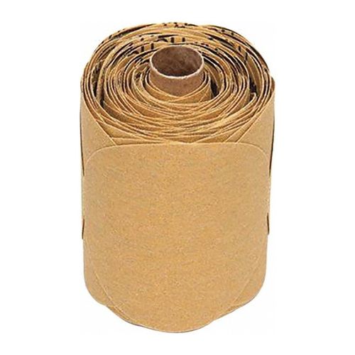 Main product image of Stikit Gold Paper Disc Roll 216U, P100 A-weight, 5" x NH, Die 500X (Pack of 125)