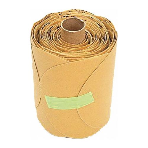 Main product image of Stikit Gold Paper Disc Roll 216U, P120 A-weight, 5" x NH, Die 500X (Pack of 125)