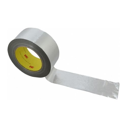 Main product image of 2" x 36 yd Long, Alum. 7.3 mil Thick, 135 Lb/in Tensile Strength, Series 363, Glass Cloth Tape (Silver)