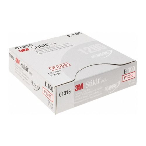 Main product image of 6", Stikit Finishing Film Abrasive Disc 260L 01318, P1200 (Pack of 100)