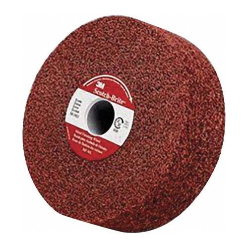 Main product image of 6" x 2" x 1", Scotch-Brite Metal Finishing Convolute Wheel, MF-WL, 5A Medium