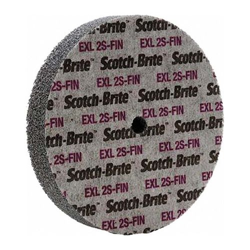 Main product image of 6" x 1" x 1/2", Scotch-Brite EXL Unitized Wheel, XL-UW, 2S Fine