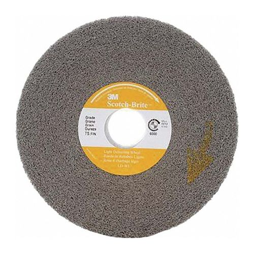 Main product image of 8" x 1" x 3", Scotch-Brite Light Deburring Wheel, LD-WL, 6S Fine
