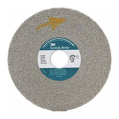 Main product image of 6" x 1/2" x 1", Scotch-Brite EXL Deburring Convolute Wheel, XL-WL, 8A Medium