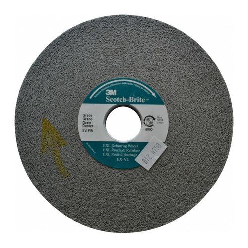 Main product image of 6" x 2" x 1", Scotch-Brite EXL Deburring Convolute Wheel, XL-WL, 9S Fine