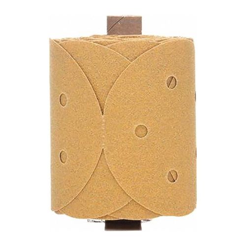 Main product image of Stikit Gold Paper D/F Disc Roll 216U, 5" x NH 5 Holes P80 A-weight (Pack of 125)